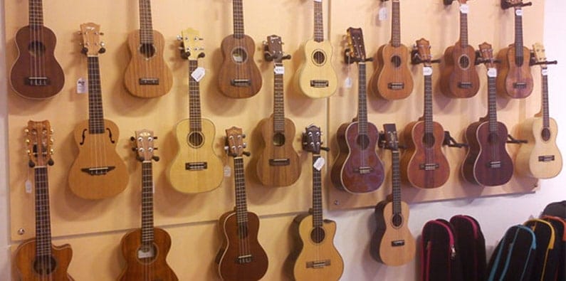 ukeleles